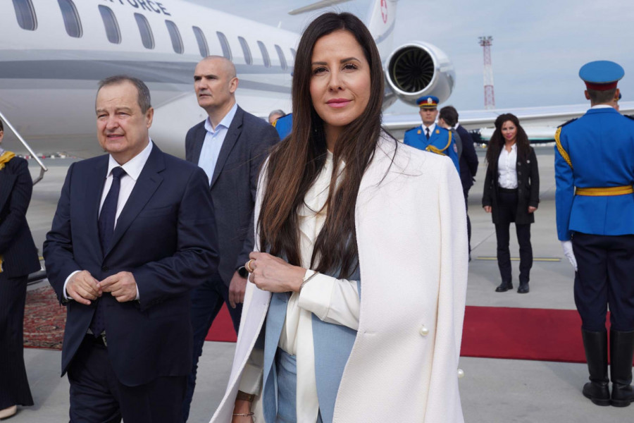 Svetloplava kombinacija TAMARE VUČIĆ o kojoj se priča: Ovako izgleda moć elegancije - jedan DETALJ sve oduševio