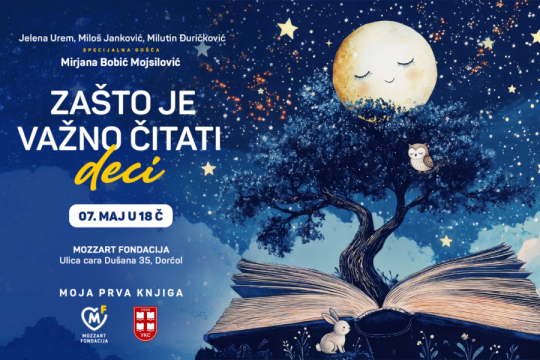 ZAŠTO JE VAŽNO ČITATI DECI: Edukativni panel o značaju dečje književnosti u Fondaciji Mozzart