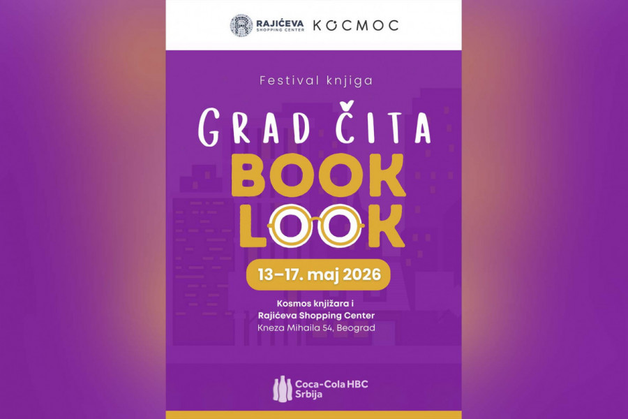 GRAD ČITA - BOOK LOOK 2026: Festival knjiga u srcu Beograda