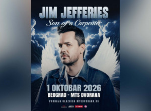 Jedan od najvećih svetskih stand-up komičara današnjice, Jim Jefferies, prvi put dolazi u Beograd sa svojim novim svetskim spektaklom Son of a Carpenter!