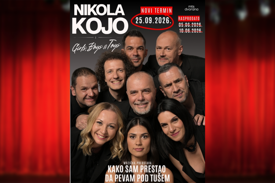 Nakon dva rasprodata i uspešno izvedena nastupa Nikola Kojo i u septembru u mts Dvorani