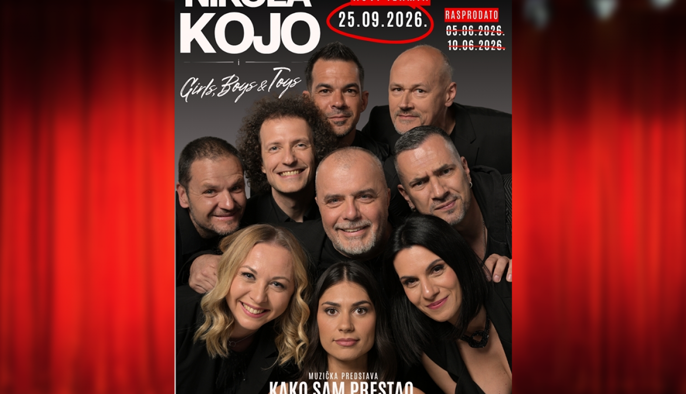 Nakon dva rasprodata i uspešno izvedena nastupa Nikola Kojo i u septembru u mts Dvorani