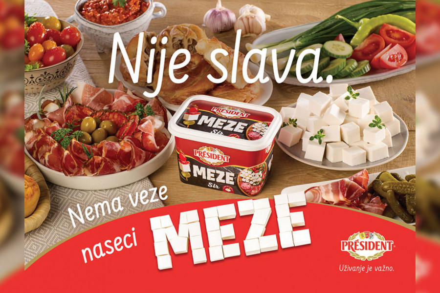 Novi President sir "Meze" - za sve spontane trenutke
