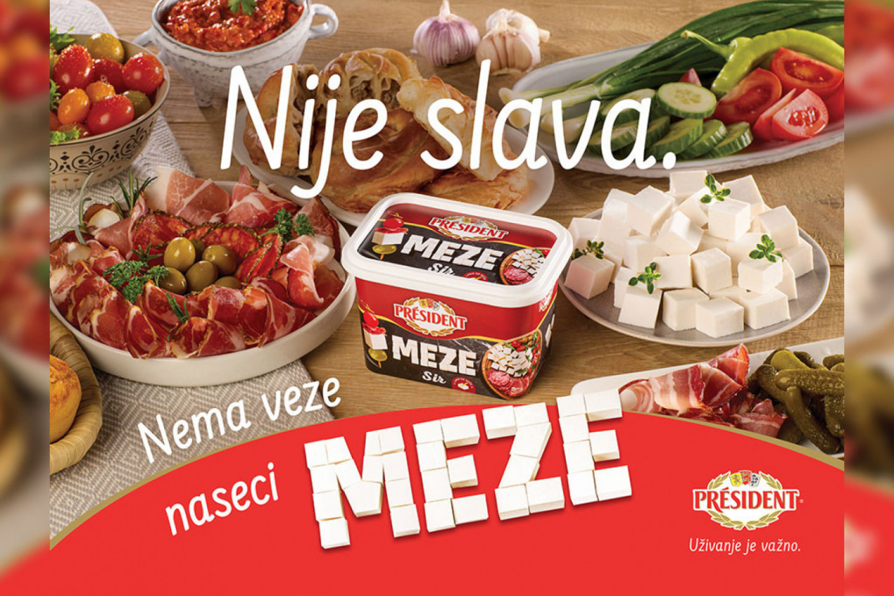 Novi President sir "Meze" - za sve spontane trenutke