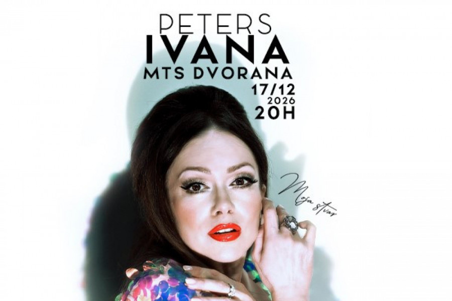 IVANA PETERS 17. decembra u MTS DVORANI - Koncertni SPEKTAKL za pamćenje