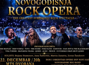 Magično veče: NOVOGODIŠNJA  ROCK OPERA u MTS DVORANI 22. decembra