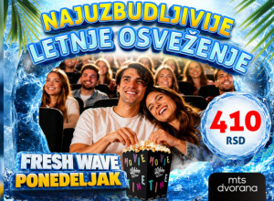 Ovog leta, NAJUZBUDLJIVIJE OSVEŽENJE U GRADU!