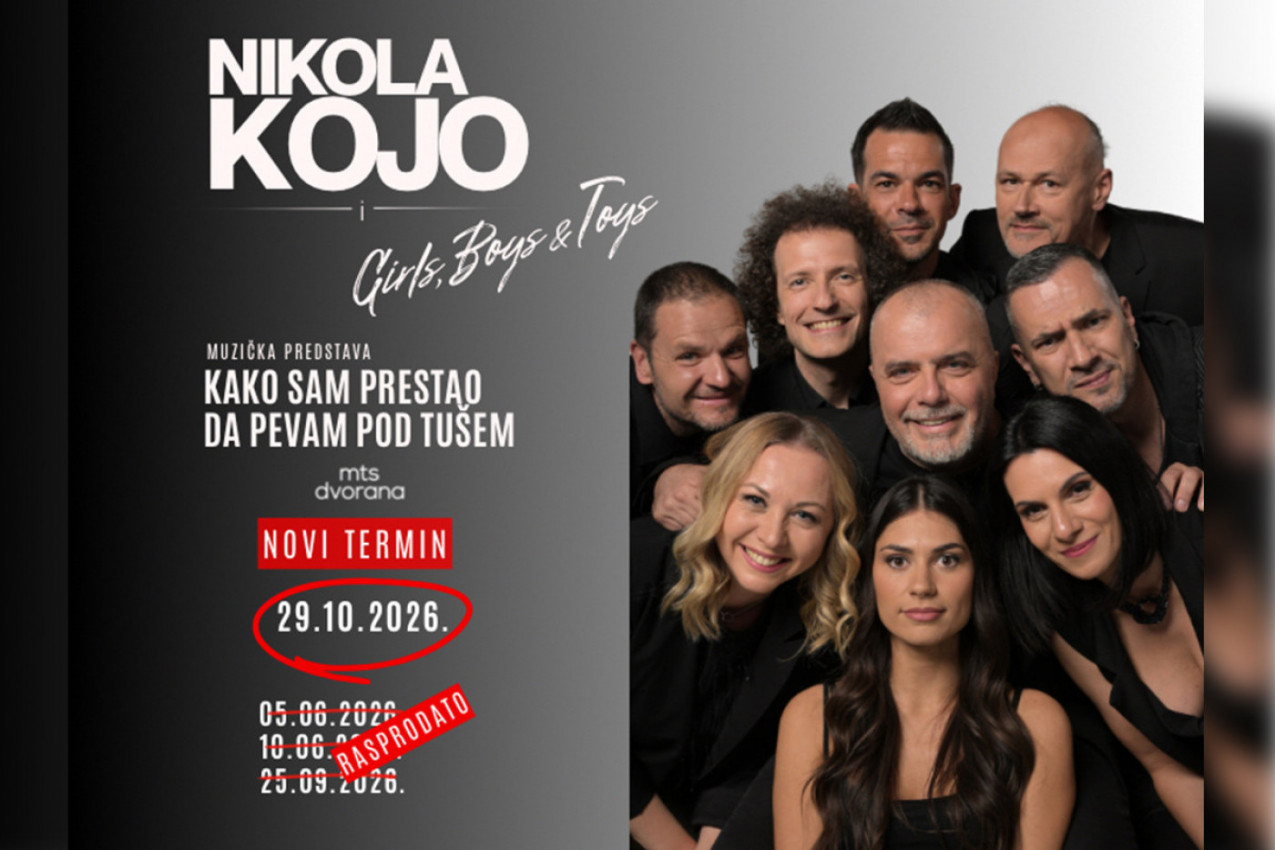 Nakon rasprodatog septembarskog nastupa - 29. oktobra novi termin predstave "Kako sam prestao da pevam pod tušem"