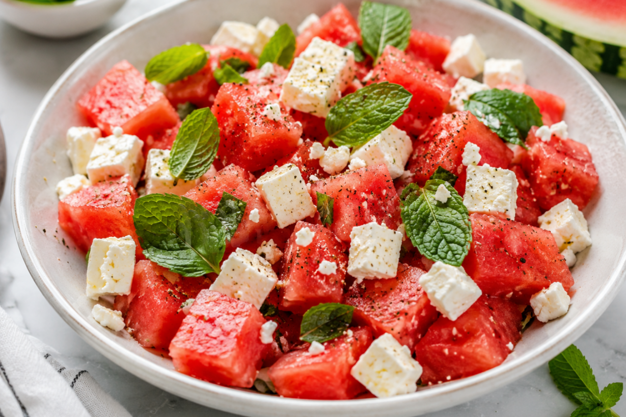 Grci je obožavaju, a gotova je za 10 minuta: Salata od lubenice i feta sira pravi je hit leta