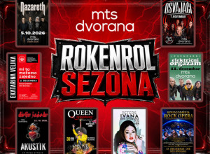 Sprema se žestoka ROKENROL SEZONA U MTS DVORANI! Divlje jagode, Nazareth, Queen Symphony Sensation, Osvajači, EKV - KRUG, Ivana Peters, Električni orgazam, ROK OPERA