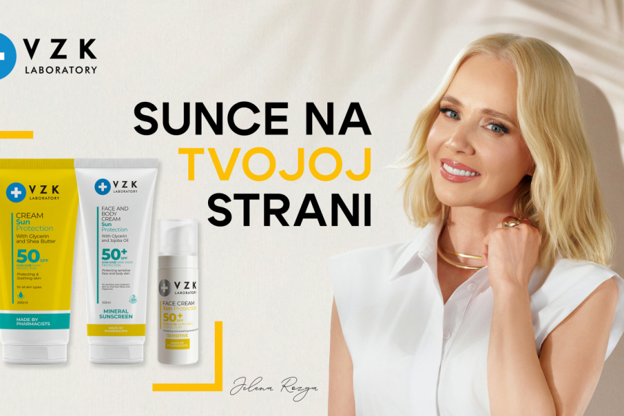 VZK Laboratory predstavlja letnju kampanju "Sunce na tvojoj strani" sa brend ambasadorom Jelenom Rozgom