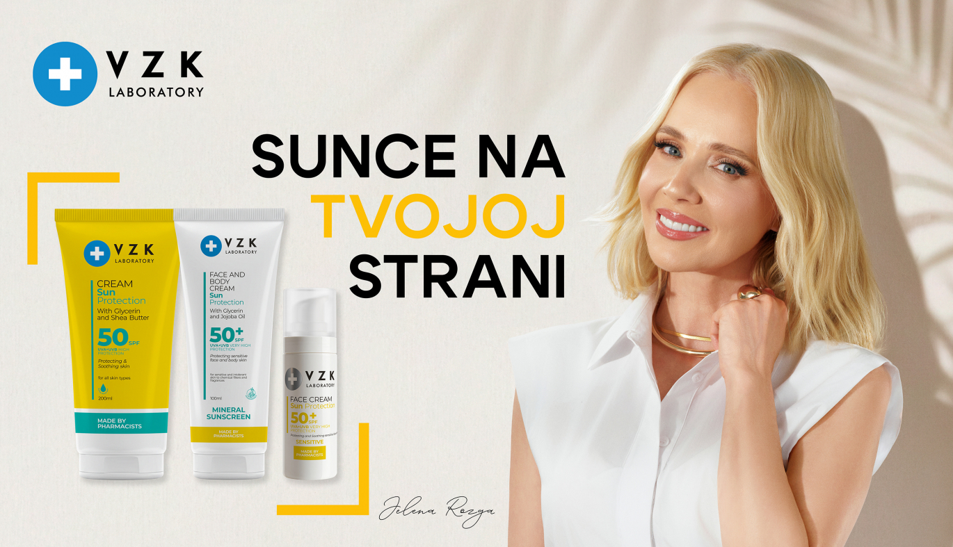 VZK Laboratory predstavlja letnju kampanju "Sunce na tvojoj strani" sa brend ambasadorom Jelenom Rozgom