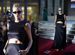 Neprikosnovena crna elegancija: Šarliz Teron zasenila sve na crvenom tepihu