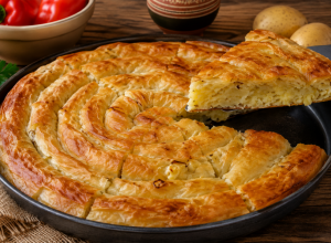 Posna pita od krompira za Preobraženje: Hrskava spolja, sočna iznutra i puna ukusa (RECEPT)