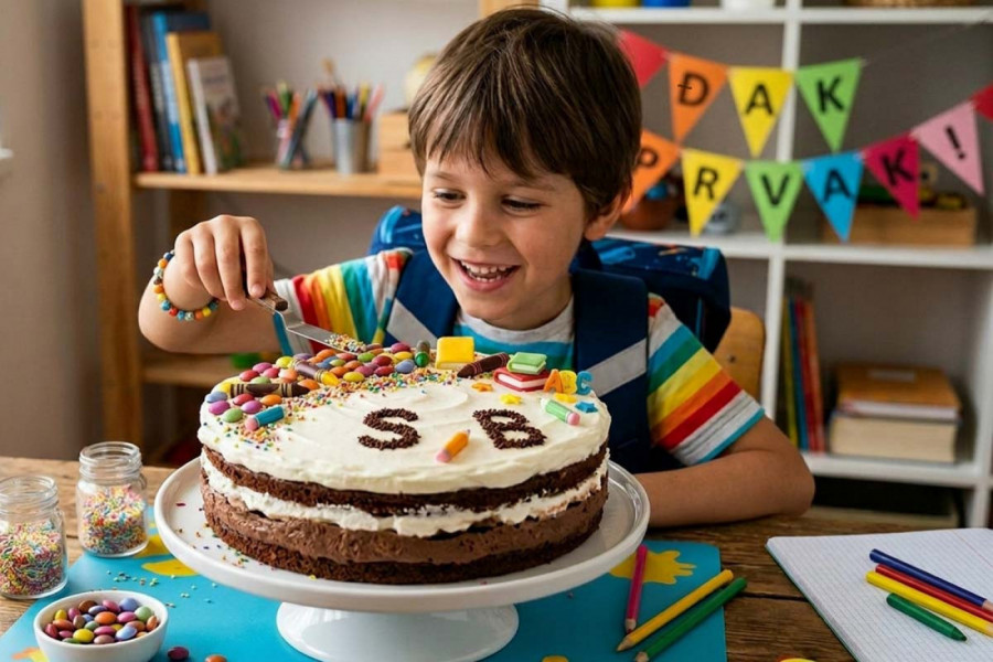 ŠARENA ČOKO KEKS TORTA ZA ĐAKE PRVAKE: Deca će biti oduševljena, a pravi se bez mnogo muke