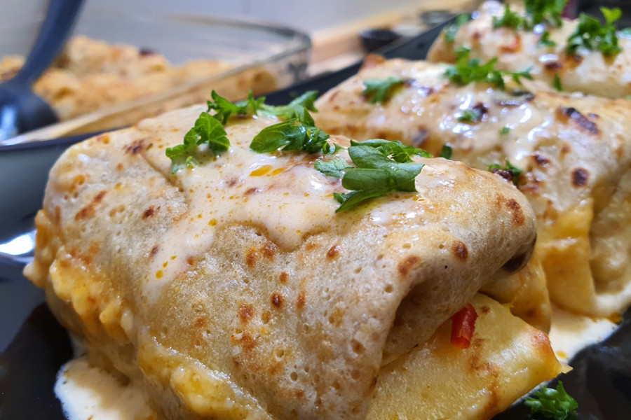SOČNE SLANE PALAČINKE  sa sirom: RECEPT za ručak iz rerne kojem niko neće odoleti