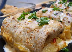 SOČNE SLANE PALAČINKE  sa sirom: RECEPT za ručak iz rerne kojem niko neće odoleti