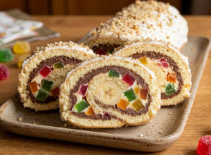 AMBASADOR ROLAT kao nekada: Recept za raskošnu poslasticu sa bananama i žele bombonama koja se lako pravi