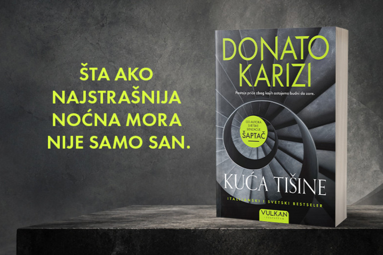 Majstor modernog trilera ima novi roman: Donato Karizi otvara vrata "Kuće tišine"