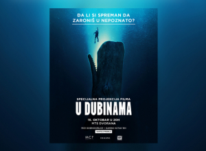 Specijalna projekcija trilera "U dubinama" 15. oktobra u MTS Dvorani