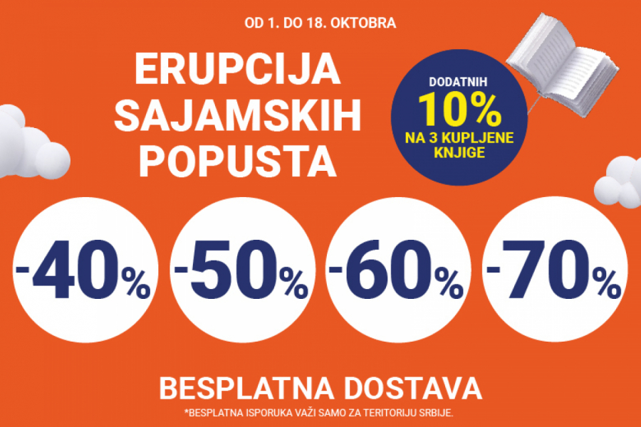Još samo ovog vikenda: Vulkanov sajam knjiga donosi najveće popuste u godini i književne novitete koji su osvojili svet