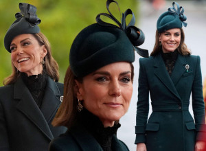 Kejt Midlton zablistala u tamnozelenom kaputu: Elegancijom očarala na dočeku omanskog sultana