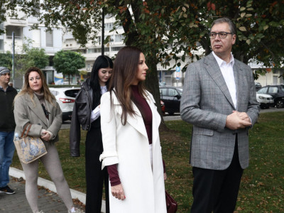Tamara Vučić i Aleksandar Vučić