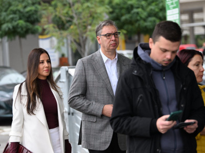 Tamara Vučić i Aleksandar Vučić
